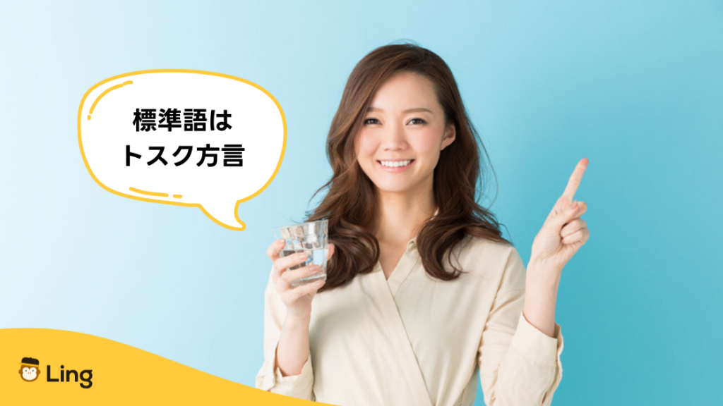 アルバニア語の方言:標準語はトスク方言