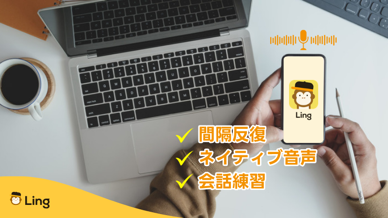Lingアプリの間隔反復・ネイティブ音声・会話練習