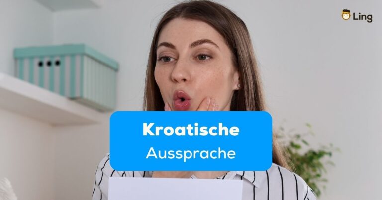 Junge Frau Übt Die Kroatische Aussprache. Entdecke Auch Du Die Besten Tipps Um Die Kroatische Aussprache Zu Perfektionieren.