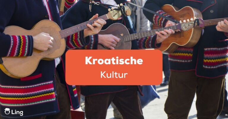 Traditionelle Kroatische Volksmusiker. Entdecke Die Kroatische Kultur Mit Ling.