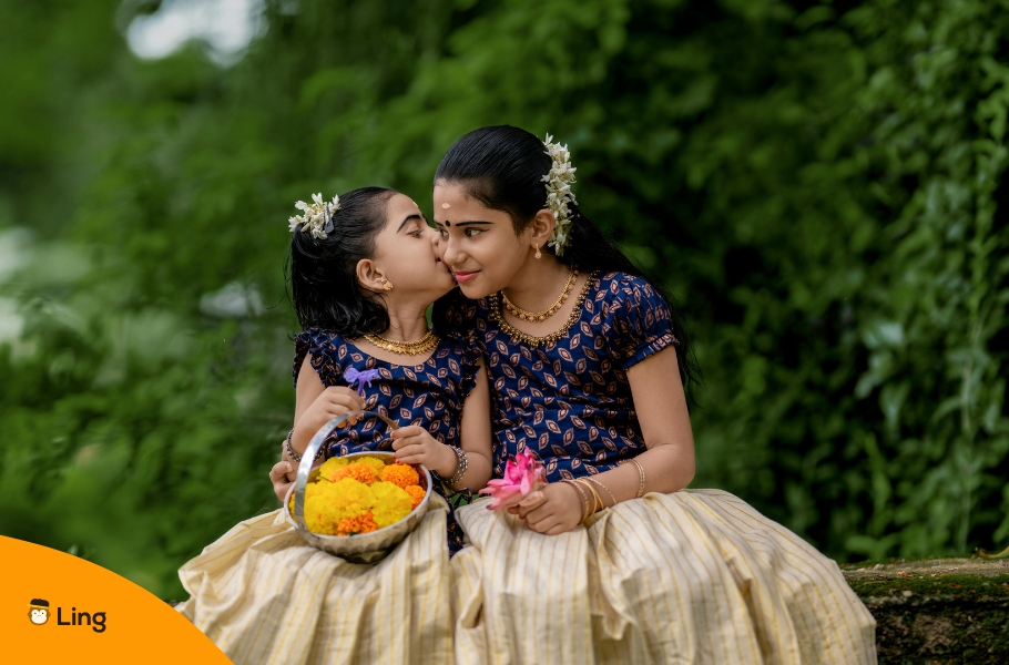 Two Malayali Sisters Being Affectionate With Each Other While Using Malayalam Nicknames