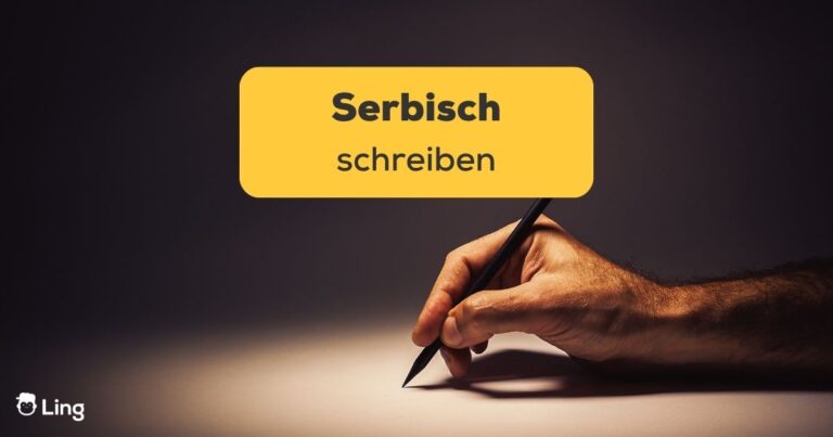 Hand, Die Auf Papier Schreibt. Entdecke Nützliche Tipps, Um Erfolgreich Serbisch Schreiben Zu Lernen.