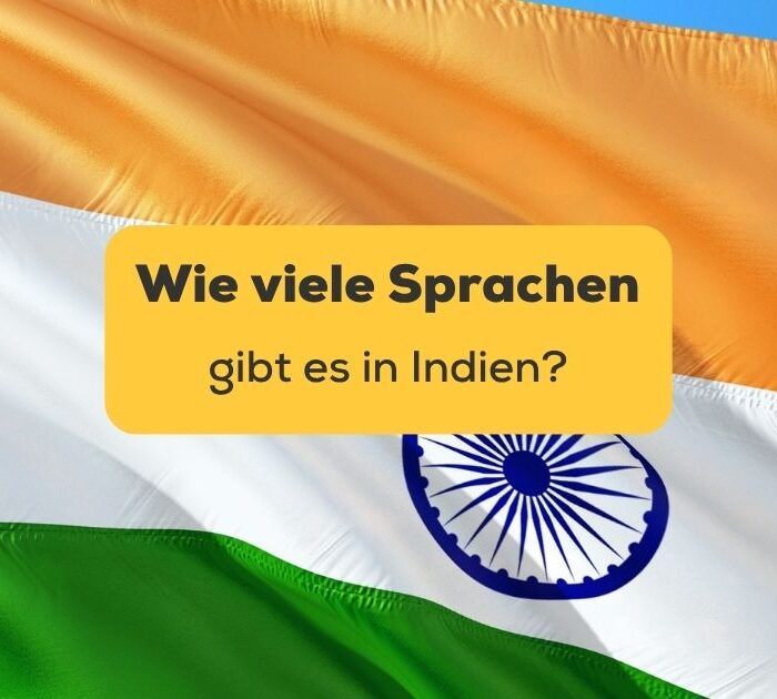 Indische Flagge weht elegant im Wind. In diesem Beitrag schauen wir uns an, wie viele Sprachen gibt es in Indien.