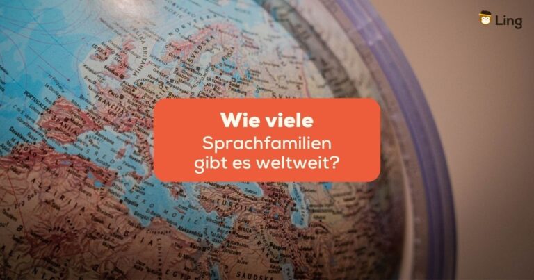 Ausschnitt Eines Globus. Erfahre In Diesem Beitrag. Wie Viele Sprachfamilien Gibt Es Weltweit?