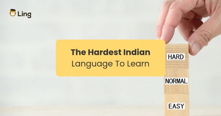 Hardest Indian Language To Learn A Hand Stacking Small Wooden Square Blogs On Which It Is Written Hard, Medium And Easy