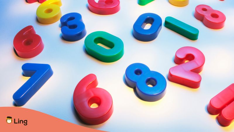Bunte Zahlen.