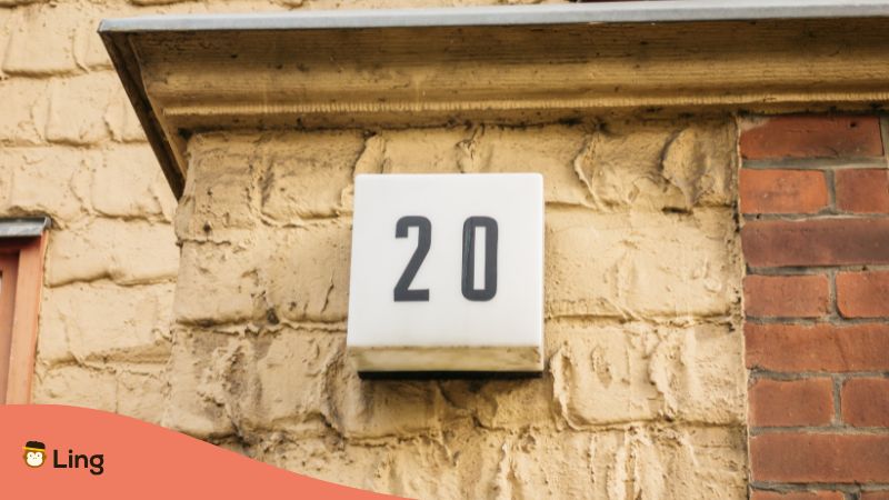 Hausnummer 20.