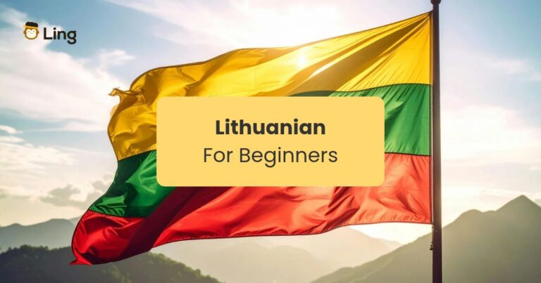 Lithuanian For Beginners Lithuanian Flag