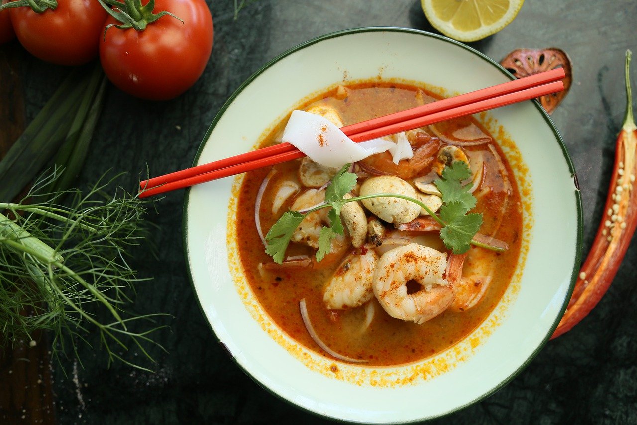 Tom Yum popular Thai soup
